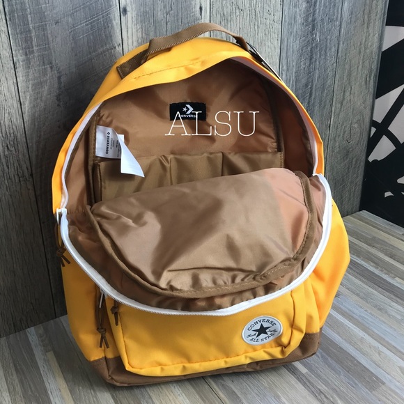 NWT Converse Go Backpack POP Yellow UNISEX AUTHENT - Picture 6 of 8